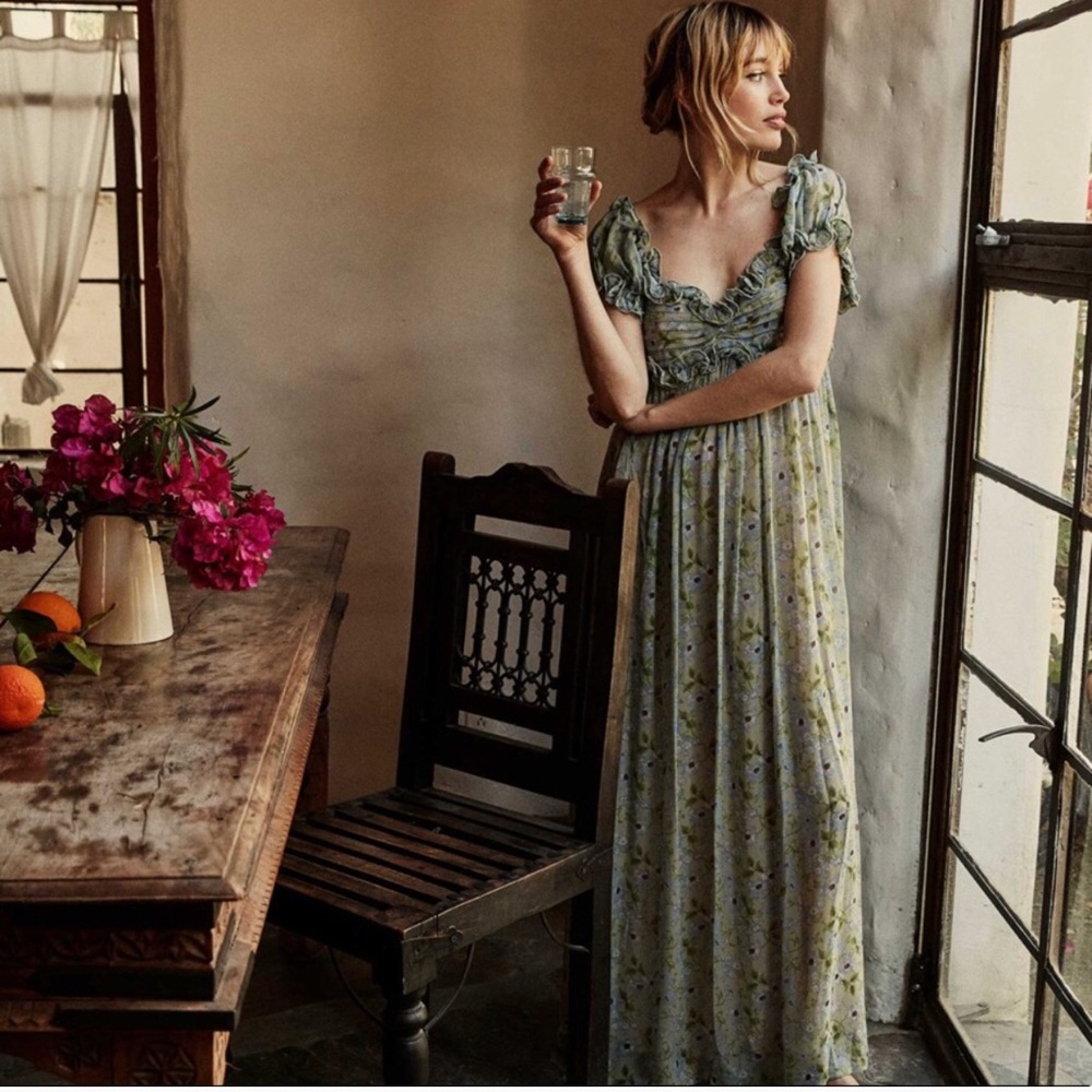 ISO Doen Drew dress in floral print, XS